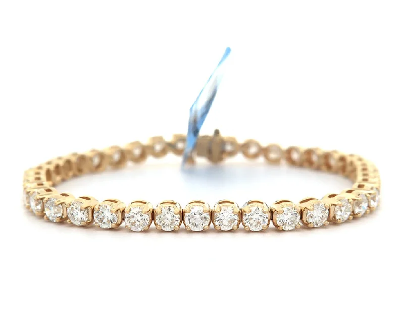 New 10.0ctw Round Diamond Tennis Bracelet in 14K