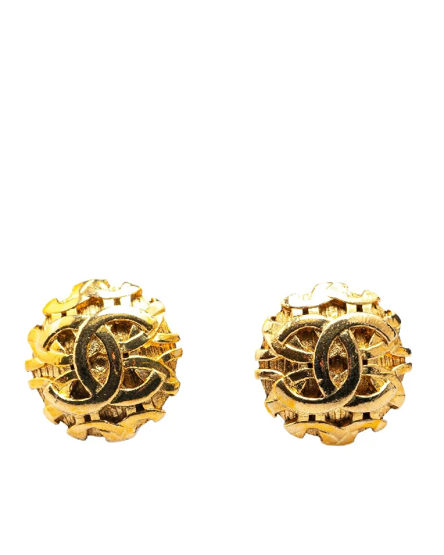 Gold Plated Clip-On Earrings