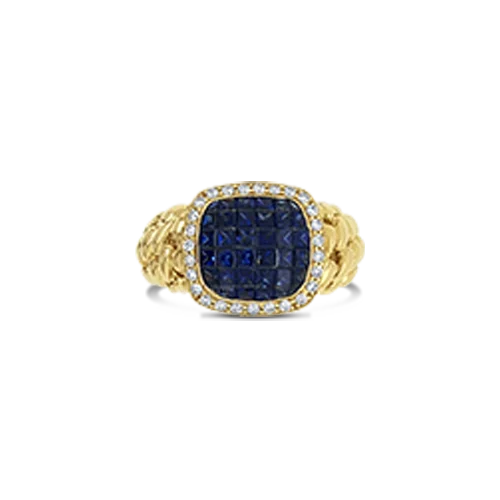 Sapphire & Diamond Ring