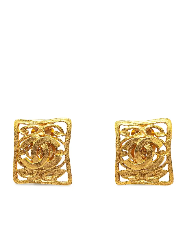 Gold Plated Clip-On Earrings