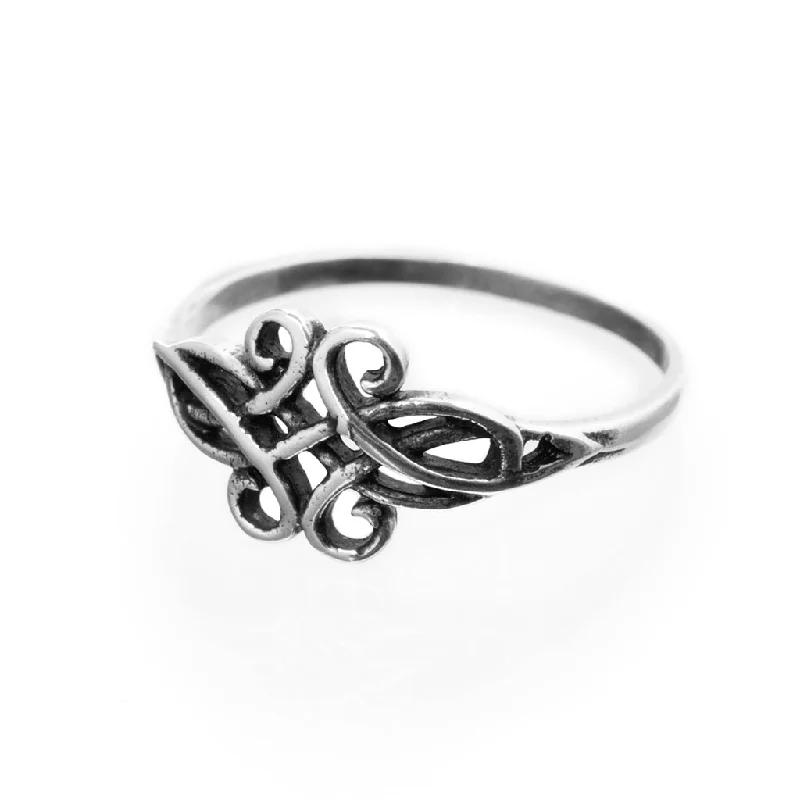 Swirl Ring, Silver