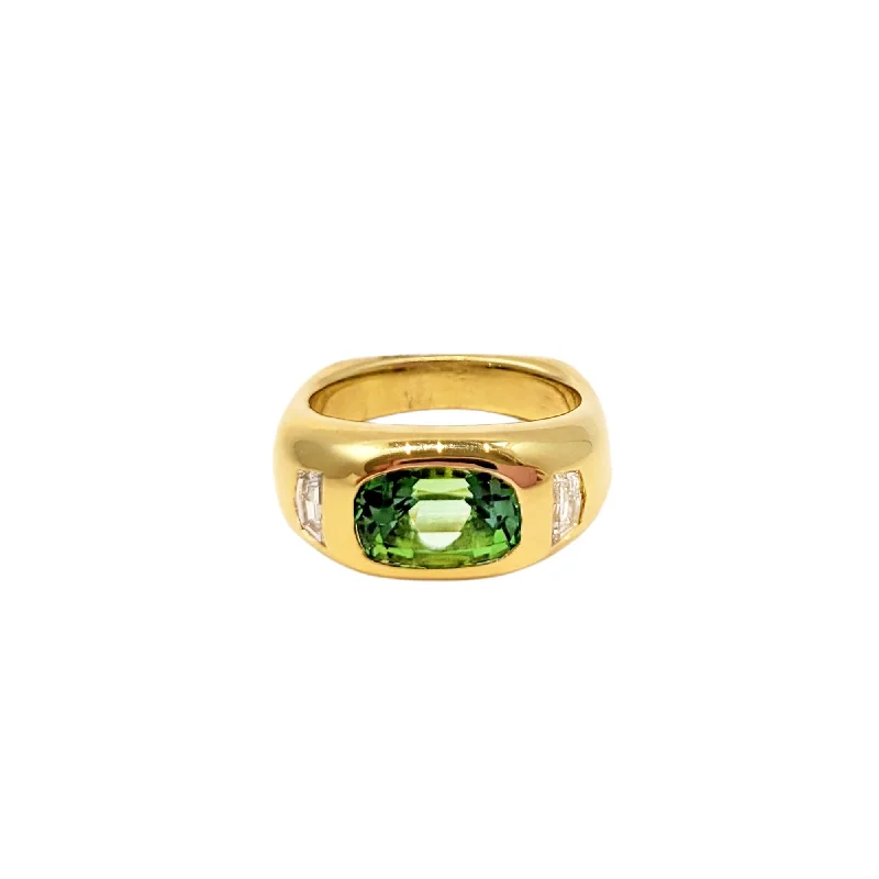 Battista Green Tourmaline Ring