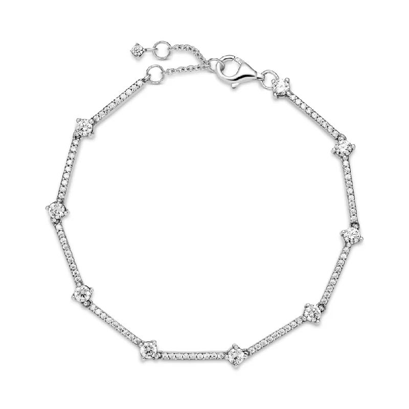 Sparkling Pavé Bars Bracelet - Rose 599217C02