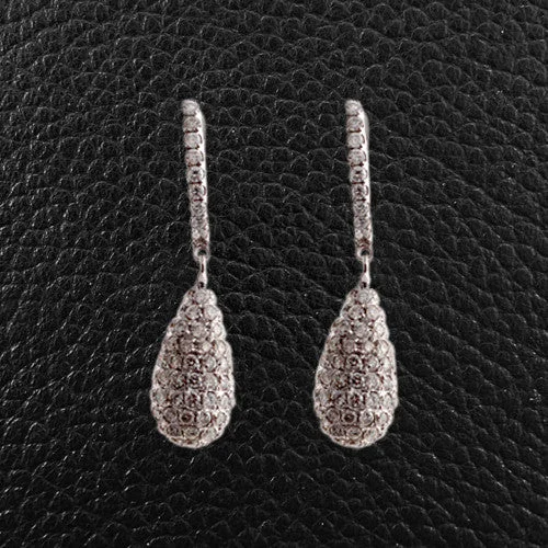 Diamond Dangle Earrings