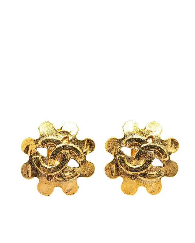 Gold Plated Clip On Earrings