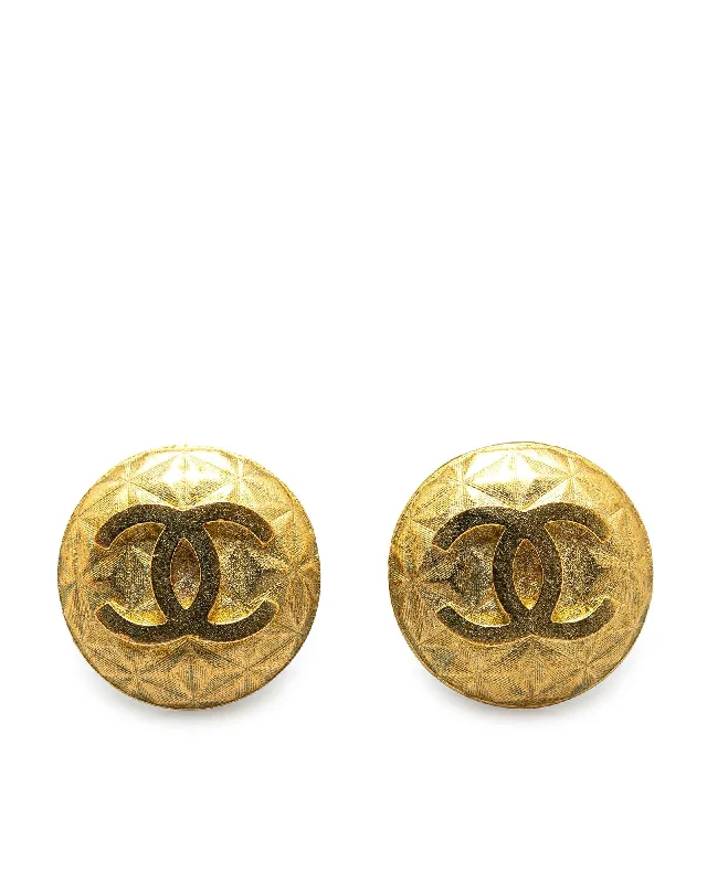 Gold Plated Clip On Earrings