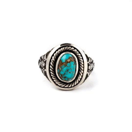 The "Echoes of Egypt" Serqet's Scorpion Ring w/ Egyptian Turquoise