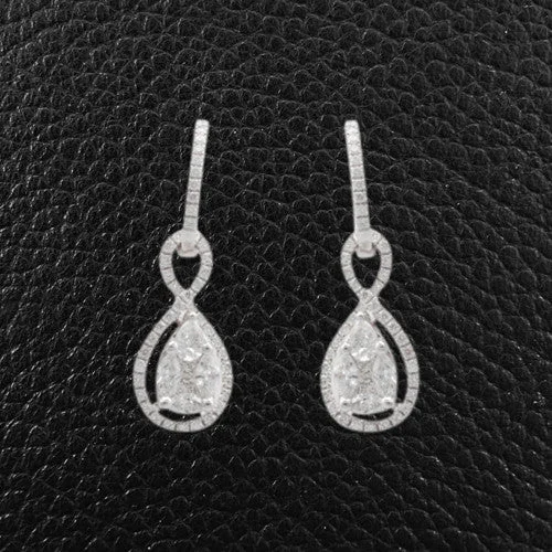 Diamond Dangle Earrings