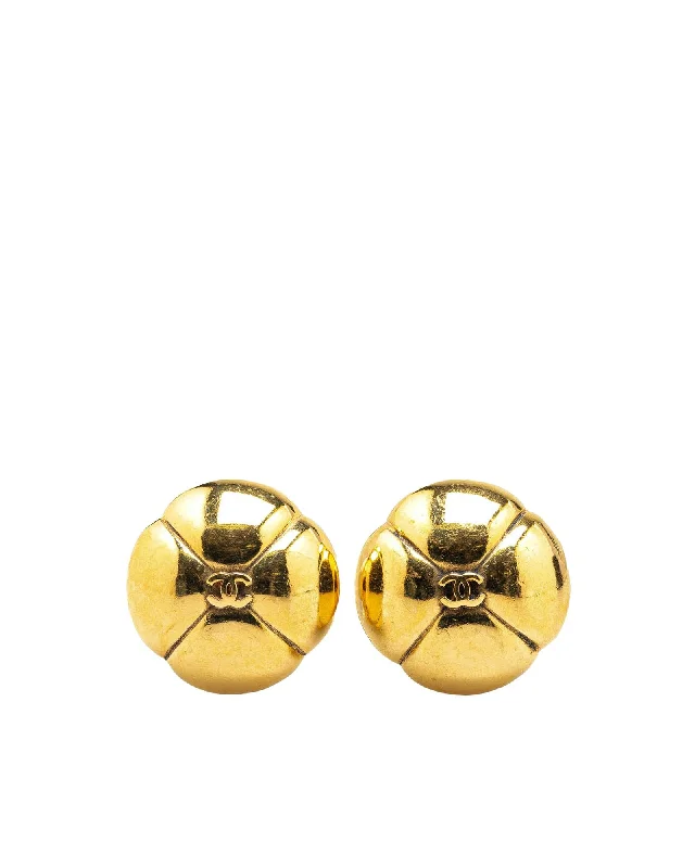 Gold Plated Clip On Earrings