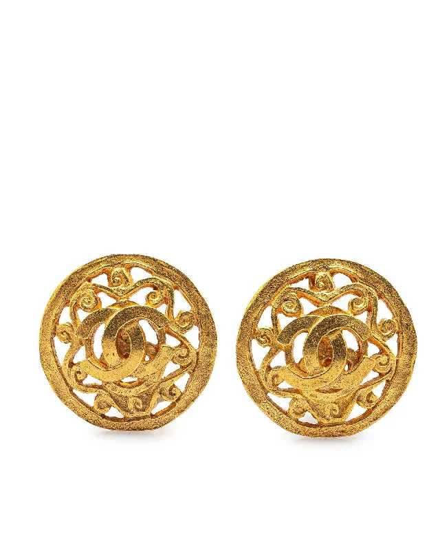 Gold Plated Clip-On Earrings