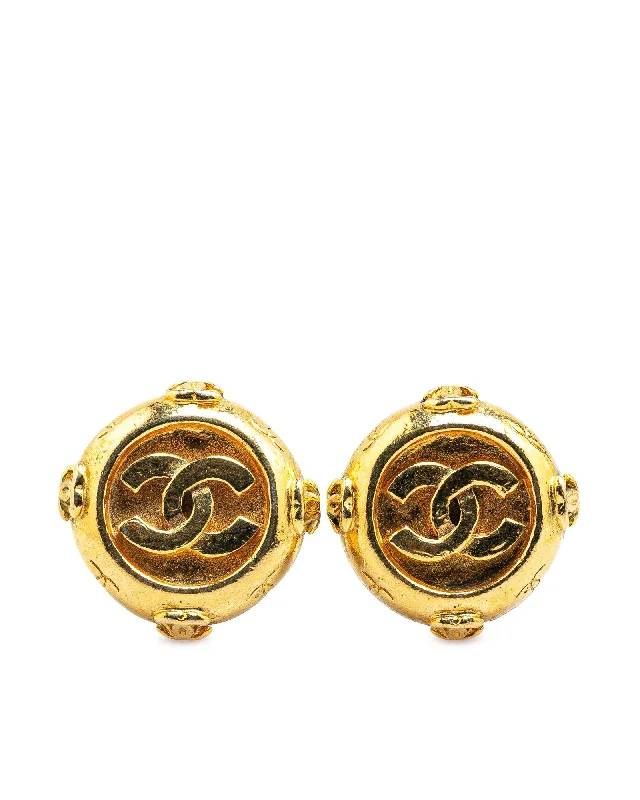 Gold Plated Clip-On Earrings