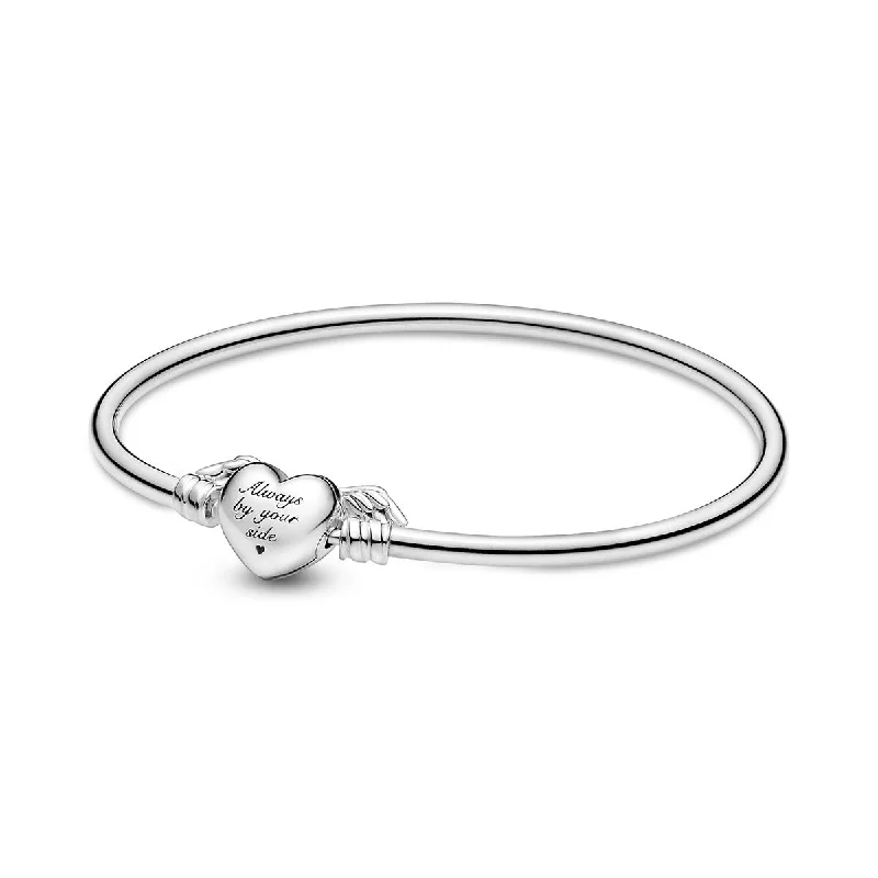 Pandora Moments Winged Heart Bangle 599379C00