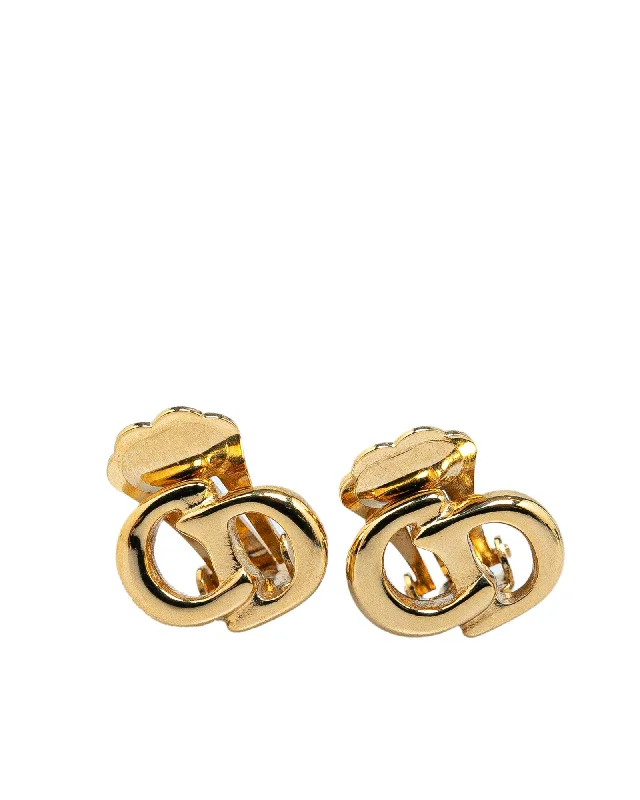 Gold-Tone Clip-On Earrings with Back Closures