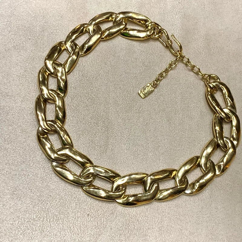 Yves Saint Laurent Vintage Thick Gold chain necklace