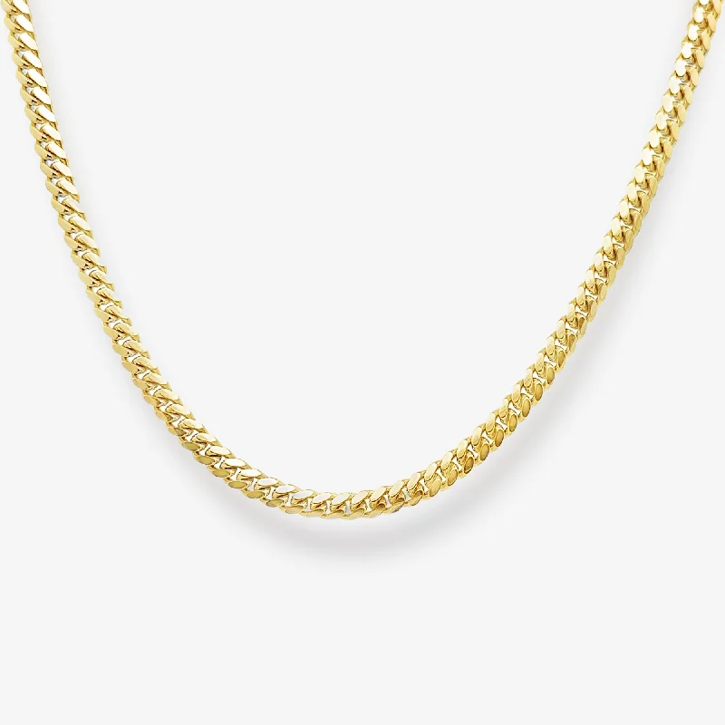 Solid 5mm Miami Cuban Link 24" Necklace