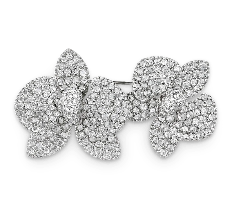 Elizabeth Taylor's Diamond Orchid Brooch, 7.76 carats